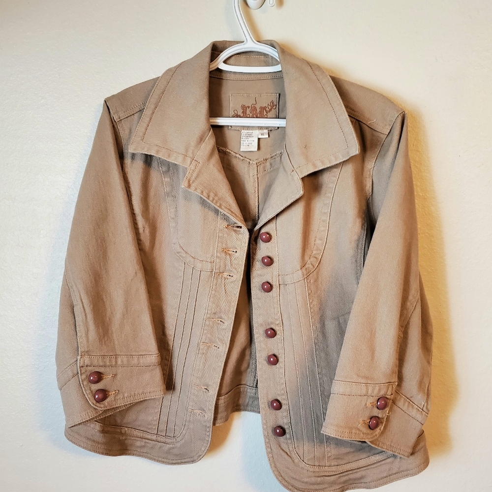 LAL Live a Little vintage jacket XL Good condition 97% Cotton